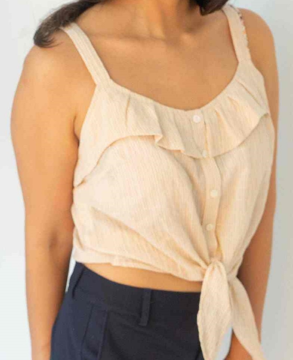 BLUSA AMARRE CON BOBOS